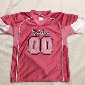 Washington Redskins girls NFL jersey.